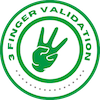 3 Finger Validation — Sustainability Symbol